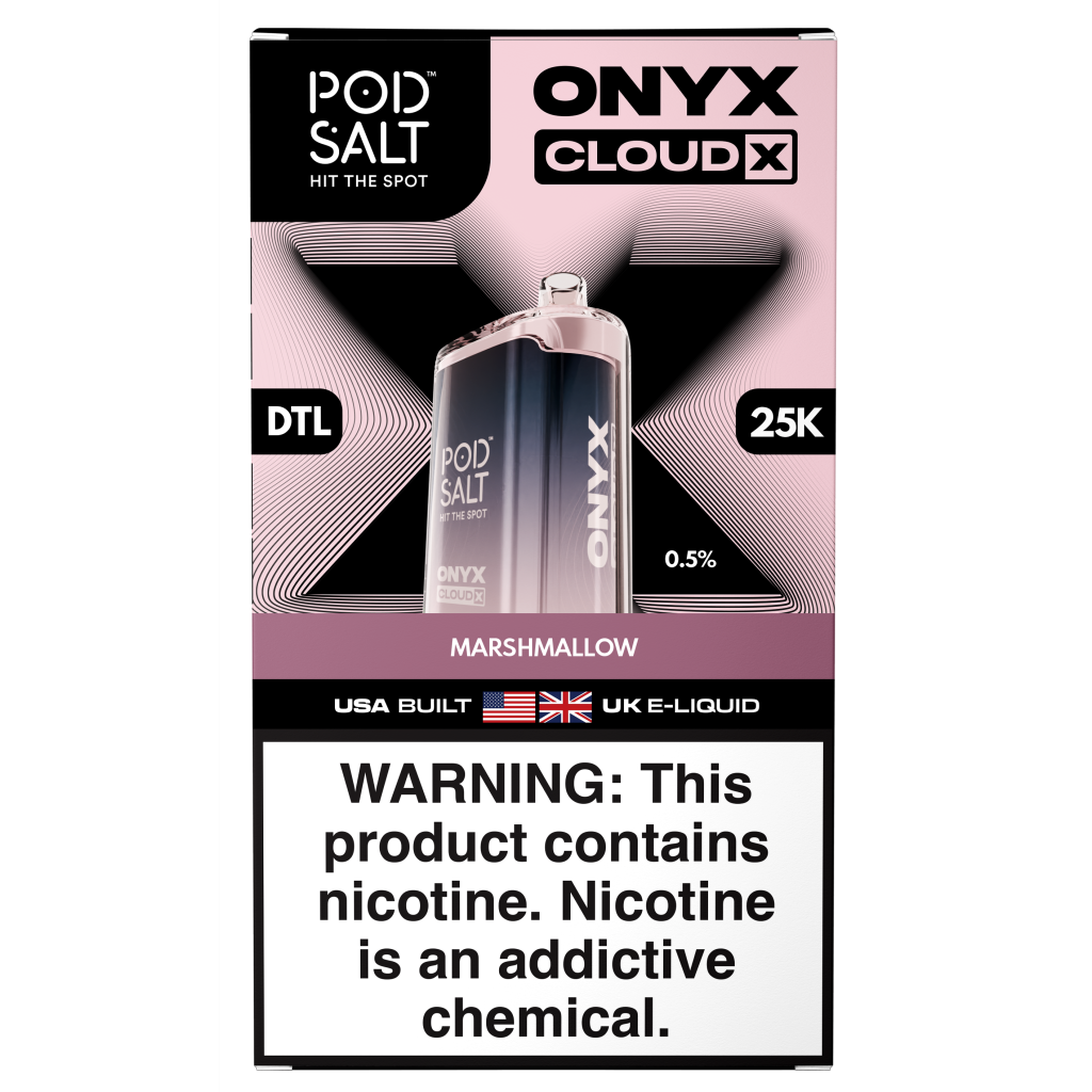 Pod Salt Onyx Cloud X 25K Low Nic 0.5% - Marshmallow