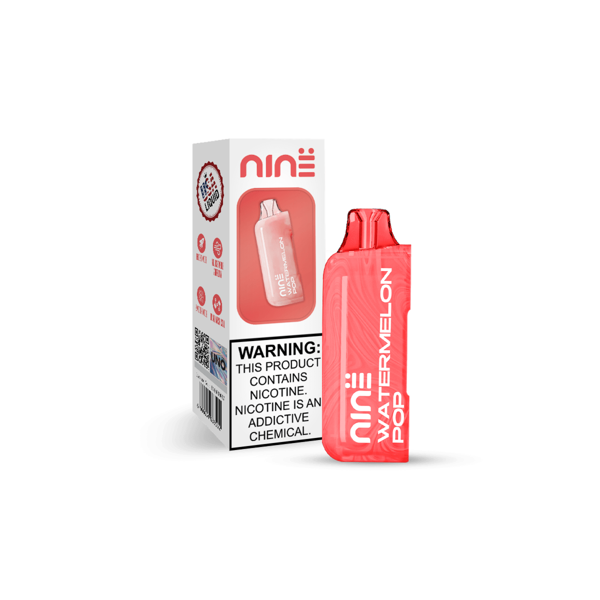 Uno NiNE 30K Pod - Watermelon Pop