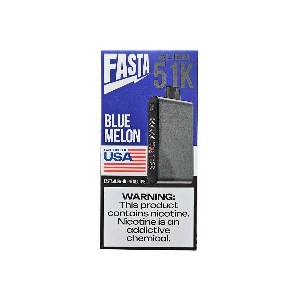 FASTA Alien 51K  Blue Melon  KLOWDZ Vapor & Smokeshop