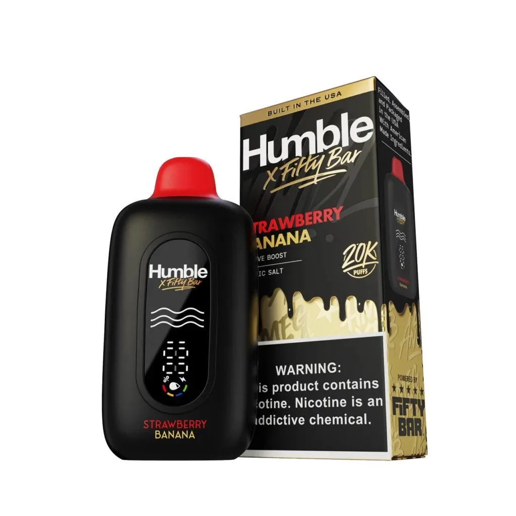 Fifty Bar x Humble 20K Disposable - Strawberry Banana