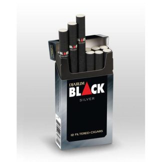 Djarum Black - Silver / Ultra Smooth (12 Filtered Cigars)