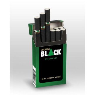 Djarum Black - Emerald / Menthol (12 Filtered Cigars)