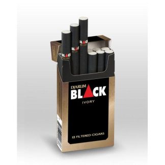 Djarum Black - Ivory / Vanilla (12 Filtered Cigars)