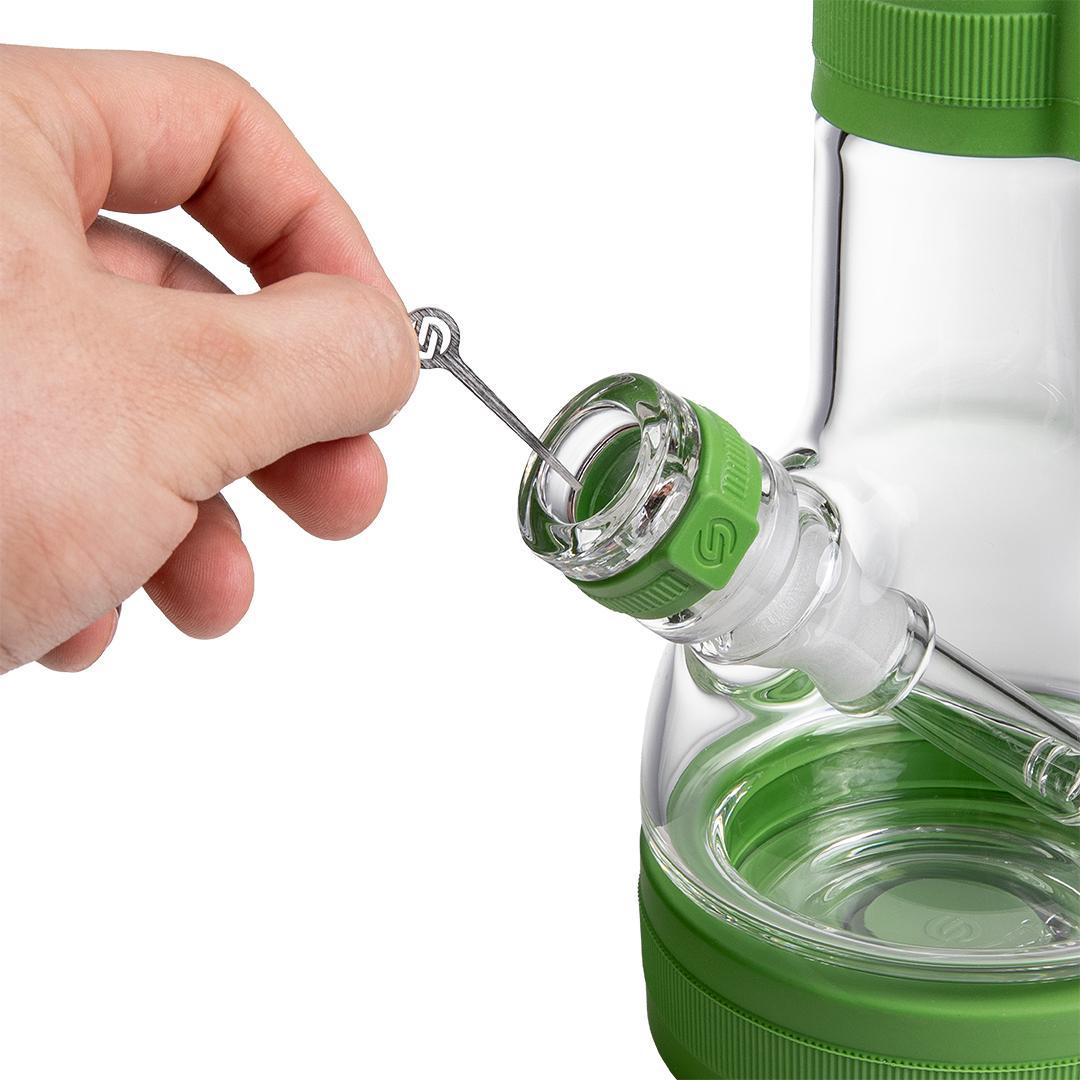Softglass Core Water Pipe - Pistachio - Image 8