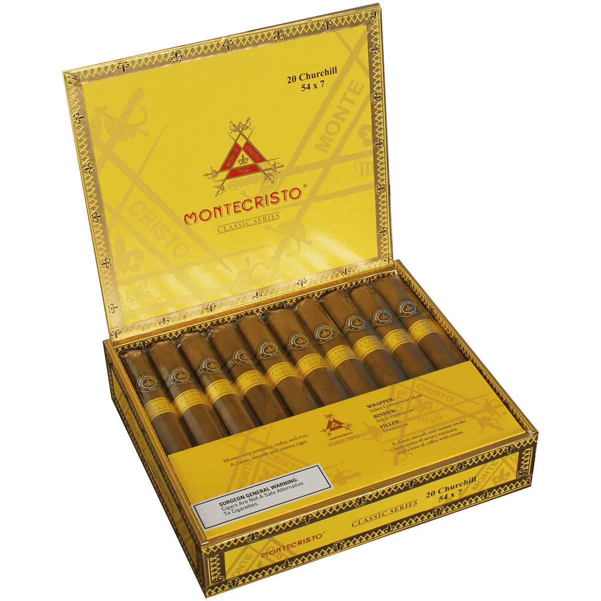 Montechristo - Classic Series (Churchill 7.00 x 54 | 20 Ct. Box) - Image 4