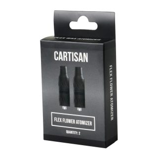 Cartisan Flex Atomizers - Flower (2-Pack Black)