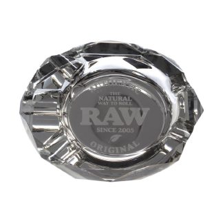 RAW Prism Glass Ashtray V2 (Phat) - The Dark Side