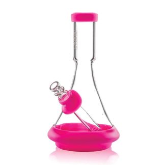 GRAV Deco Beaker Water Pipe - Toxic Pink