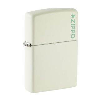 Zippo Lighter - Classic Glow In The Dark Zippo Logo