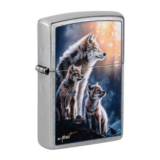 Zippo Lighter - Mazzi® Wolf Pack Design