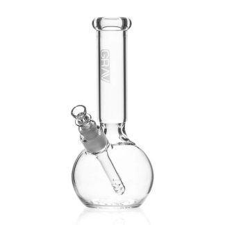GRAV Round Base Bong Water Pipe - Medium Clear