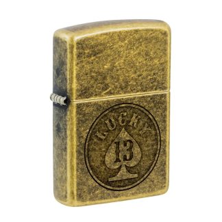 Zippo Lighter - Lucky 13 Design