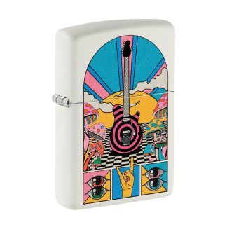 Zippo Lighter - Retro Music Design
