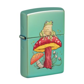 Zippo Lighter - Mystical Frog Design