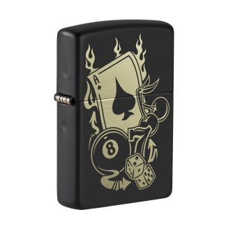Zippo Lighter - Gambling Design