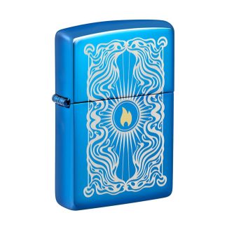 Zippo Lighter - Fancy Flame Design