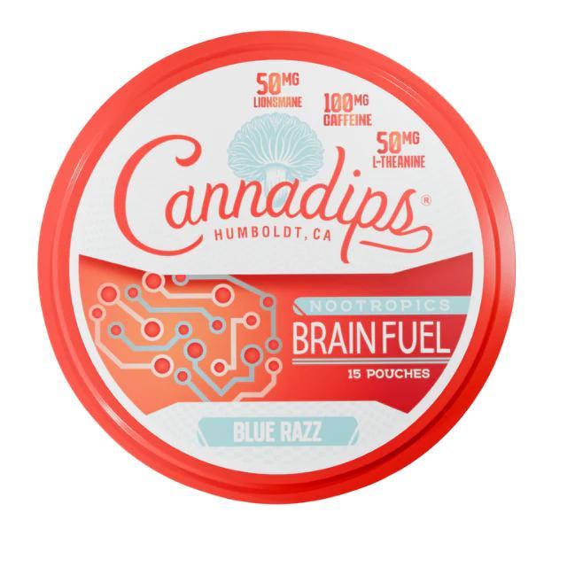 Cannadips Brain Fuel - Blue Razz (15 Pouches)