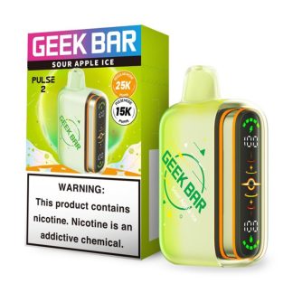 Geek Bar Pulse 2 Disposable (5%) - Sour Apple Ice [TX Compliant Version]
