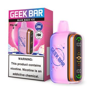 Geek Bar Pulse 2 Disposable (5%) - Blue Razz Ice [TX Compliant Version]