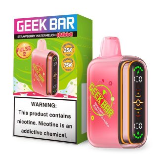 Geek Bar Pulse 2 Disposable (5%) - Strawberry Watermelon Hubba [TX Compliant Version]
