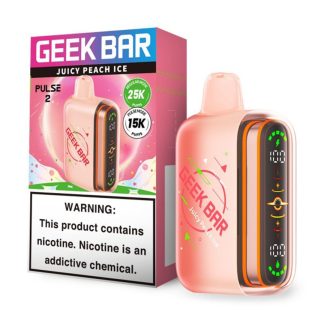 Geek Bar Pulse 2 Disposable (5%) - Juicy Peach Ice [TX Compliant Version]