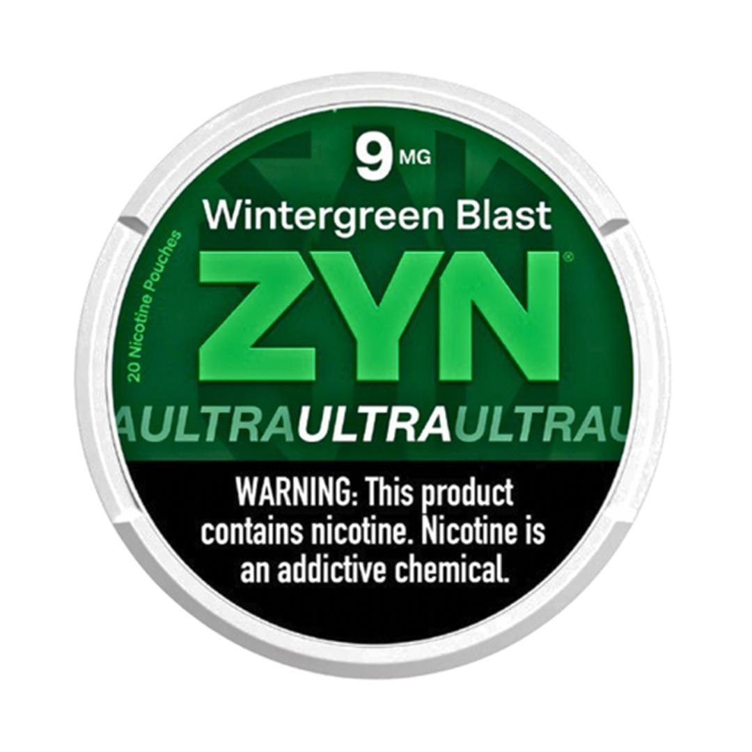 ZYN Ultra Nicotine Pouches - Wintergreen Blast 9mg