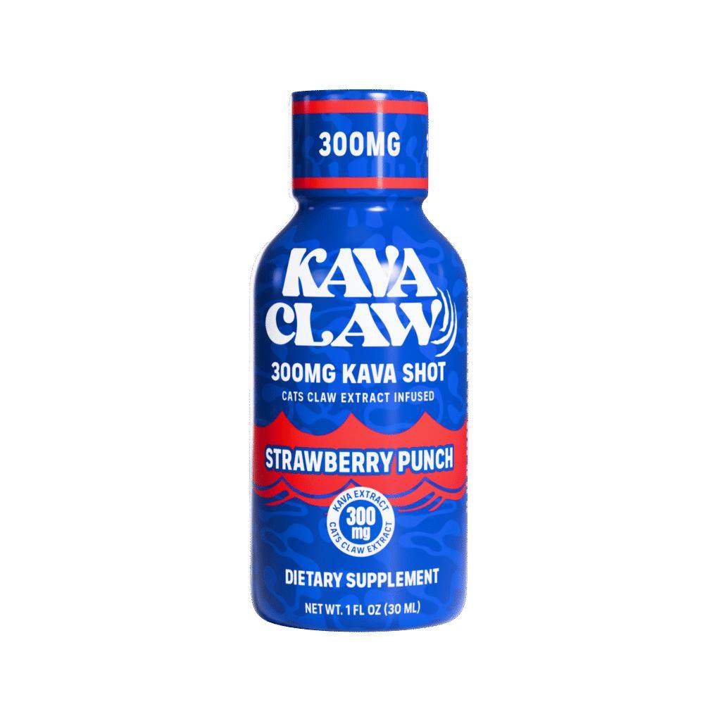 Kava Claw 300mg Bottle - Strawberry Punch