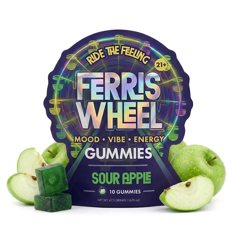 Ferris Wheel Gummies - Sour Apple (10 Gummies)
