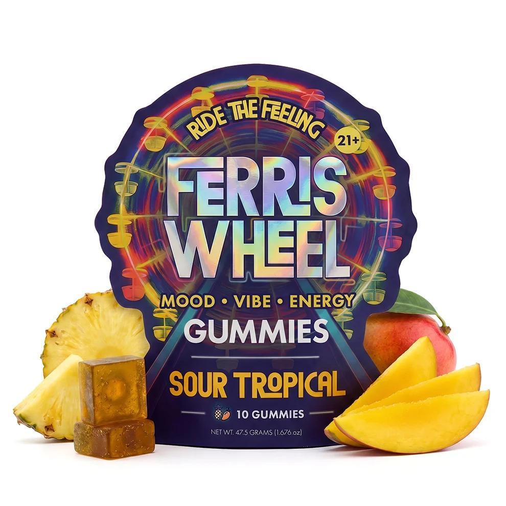 Ferris Wheel Gummies - Sour Tropical (10 Gummies)