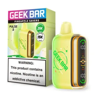 Geek Bar Pulse 2 Disposable (5%) - Pineapple Savers [TX Compliant Version]