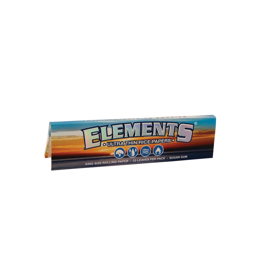 Elements Ultra Thin Rice Papers - King Size SLIM (32 Leaves)