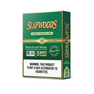 Slapwoods Natural Leaf - Dubai Chocolate Cigar Wraps (5-pack)