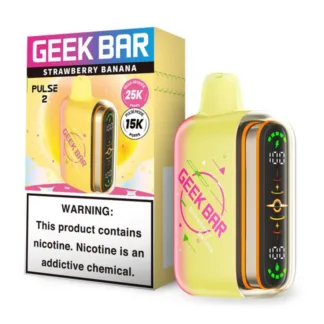Geek Bar Pulse 2 Disposable (5%) - Strawberry Banana [TX Compliant Version]