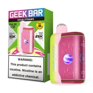 Geek Bar Pulse X2 5% Disposable - Sour Straws [TX Compliant Version]