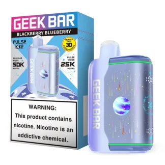Geek Bar Pulse X2 5% Disposable - Blackberry Blueberry [TX Compliant Version]