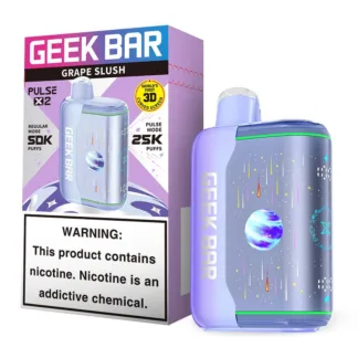 Geek Bar Pulse X2 5% Disposable - Grape Slush [TX Compliant Version]