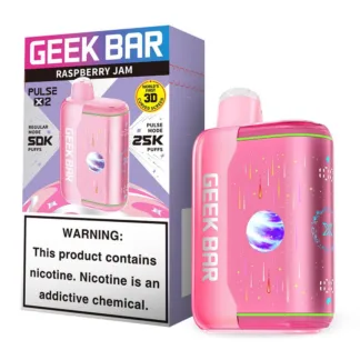 Geek Bar Pulse X2 5% Disposable - Raspberry Jam [TX Compliant Version]