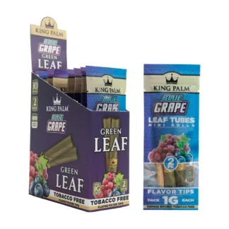 King Palm Green Leaf - Blue Grape (2 Mini Rolls)