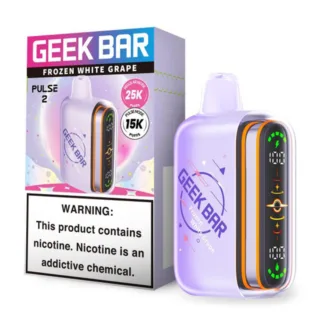 Geek Bar Pulse 2 Disposable (5%) - Frozen White Grape [TX Compliant Version]