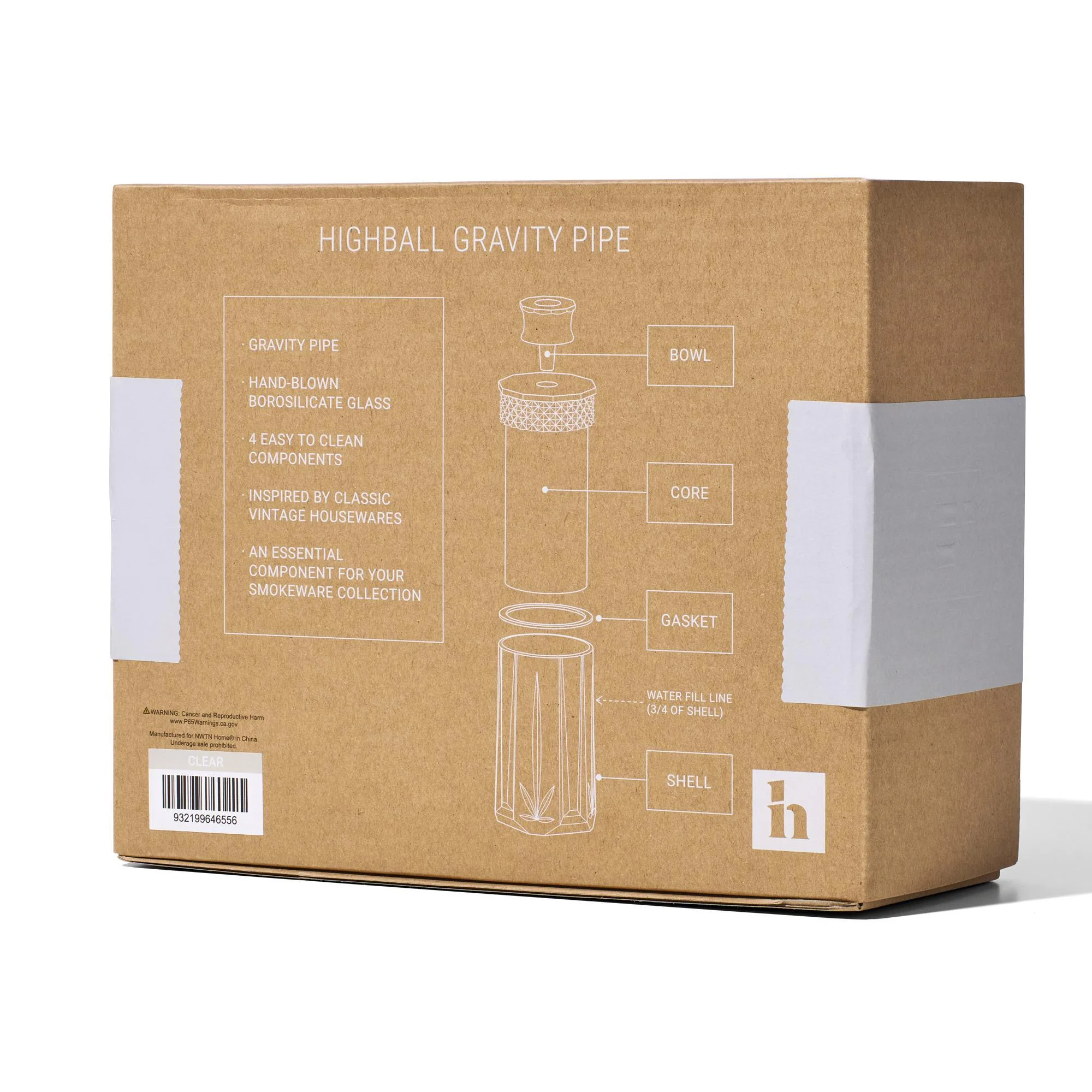 NWTN Home Highball Gravity Bong - Baltic Amber - Image 3