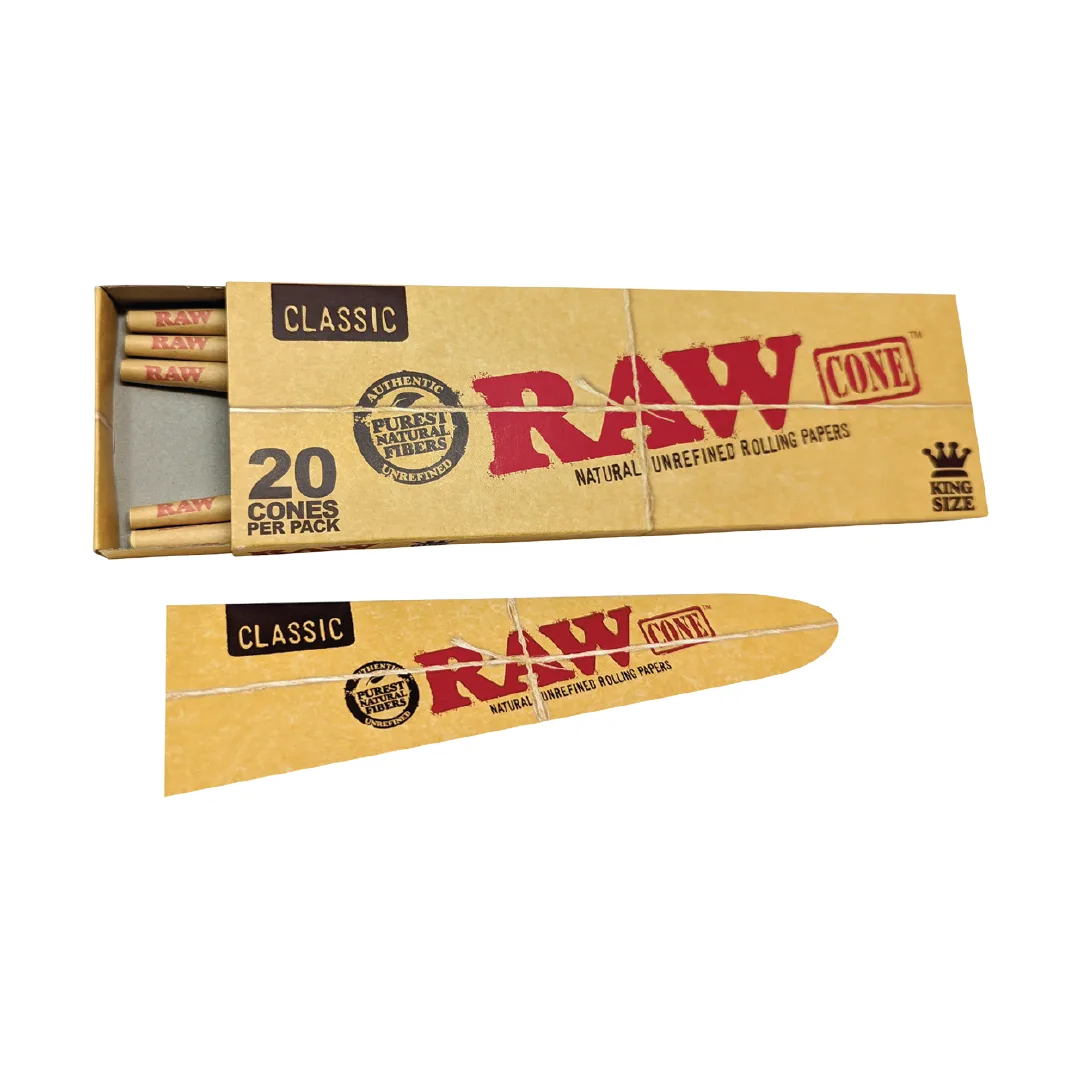 RAW Classic Cones - King Size (20 Cones) - Image 2