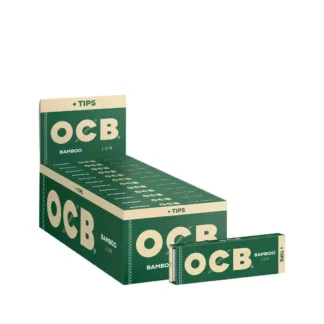 OCB Bamboo Rolling Papers + Tips - 1¼ Size