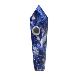 Astral Project Gemstone Pipe - Blue Sodalite