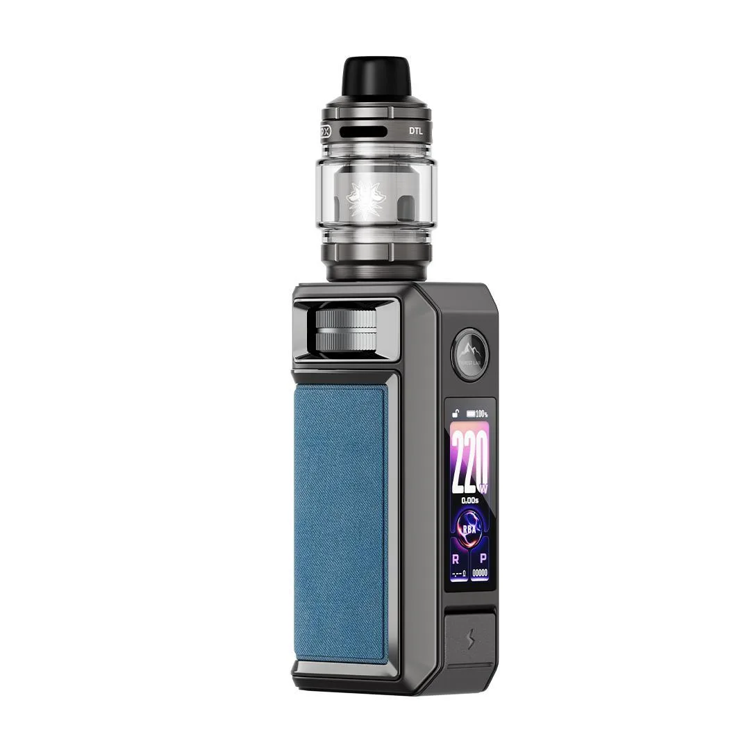 VooPoo Drag 6 220W Kit w / UFORCE X II (2) Tank - Metal Gray - Image 2
