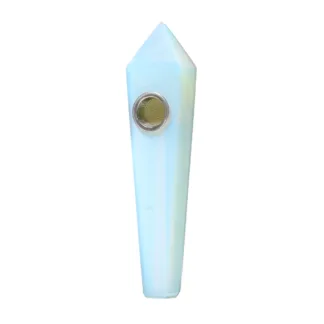 Astral Project Gemstone Pipe - Opalite