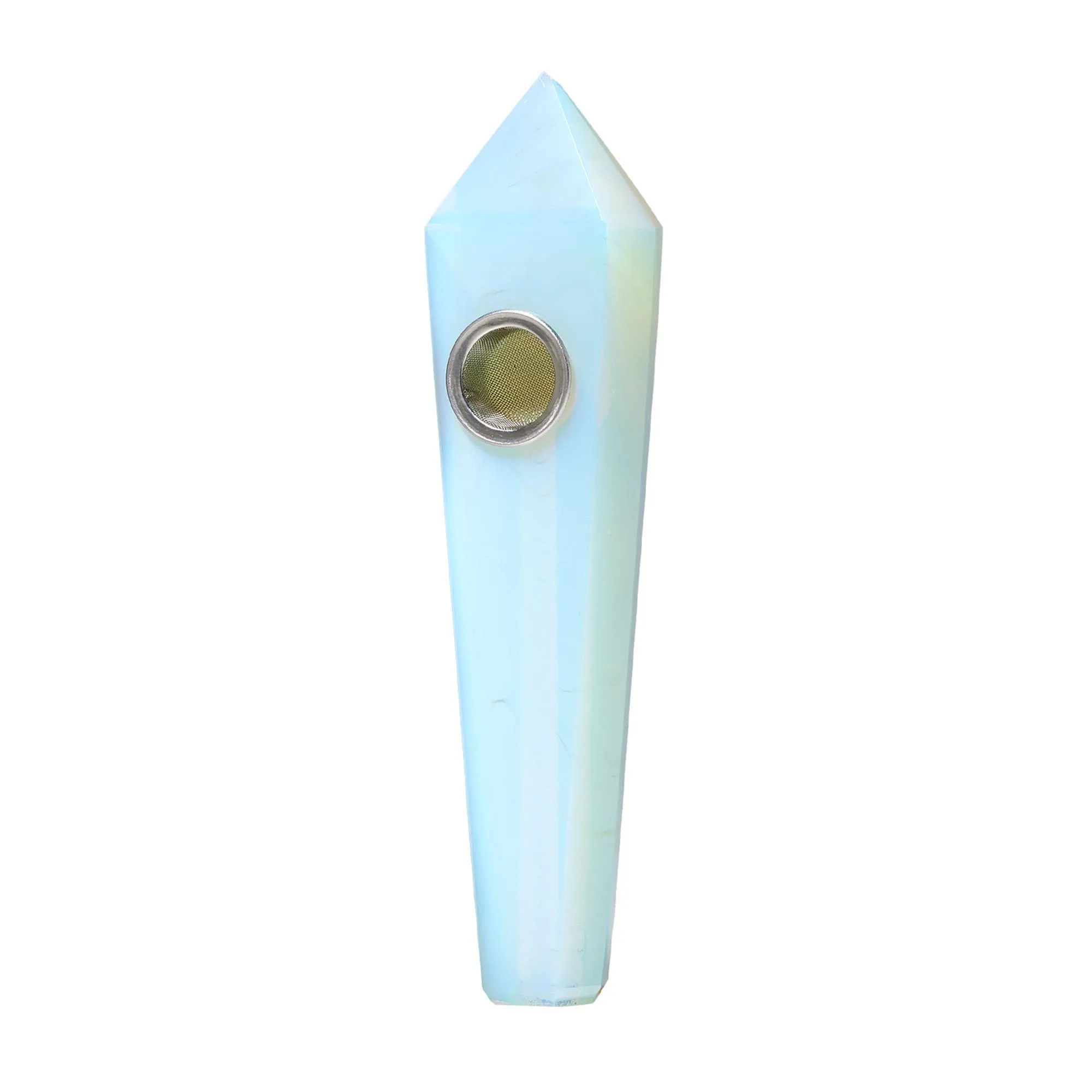 Astral Project Gemstone Pipe - Opalite