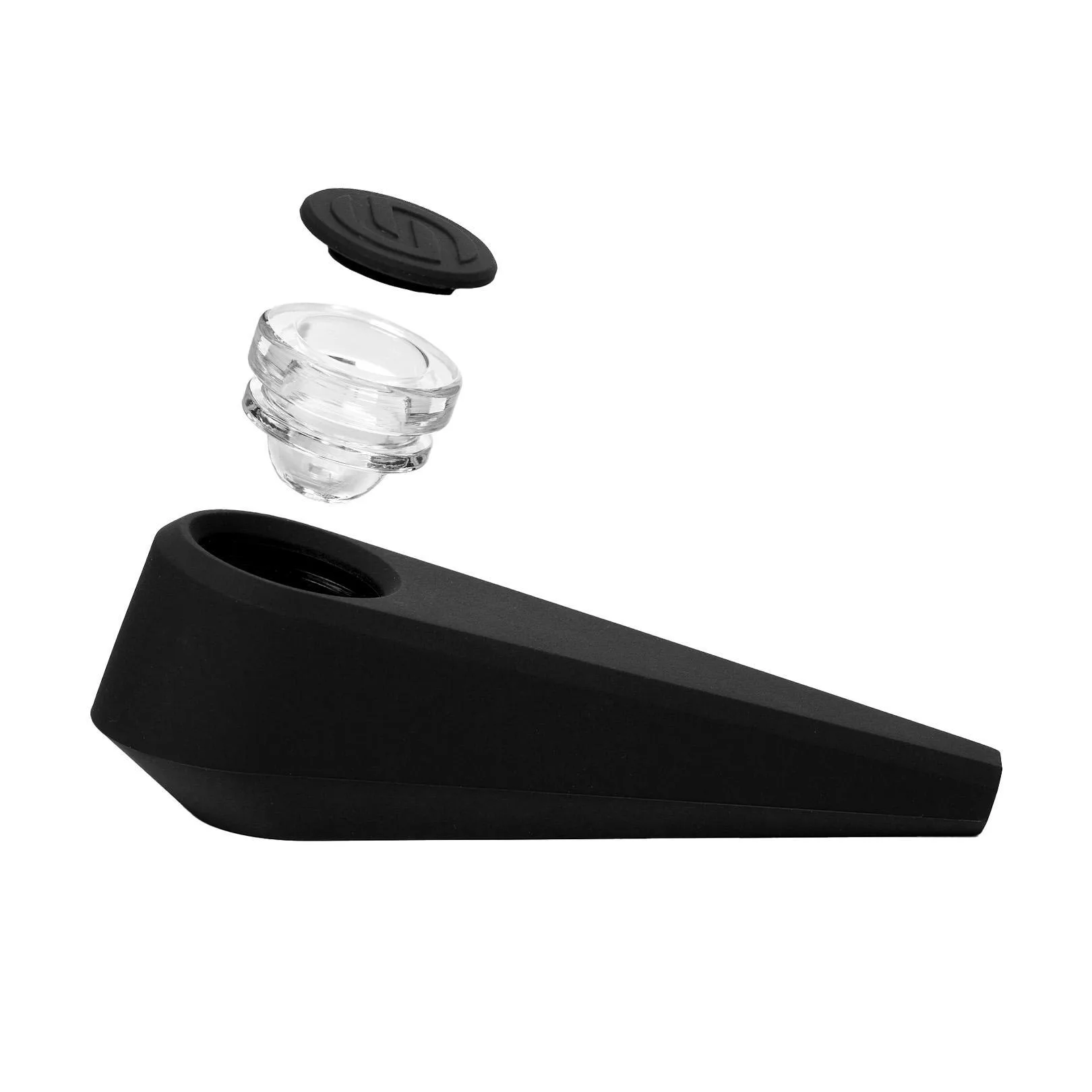 Softglass Token Silicone Pipe - Rose - Image 2