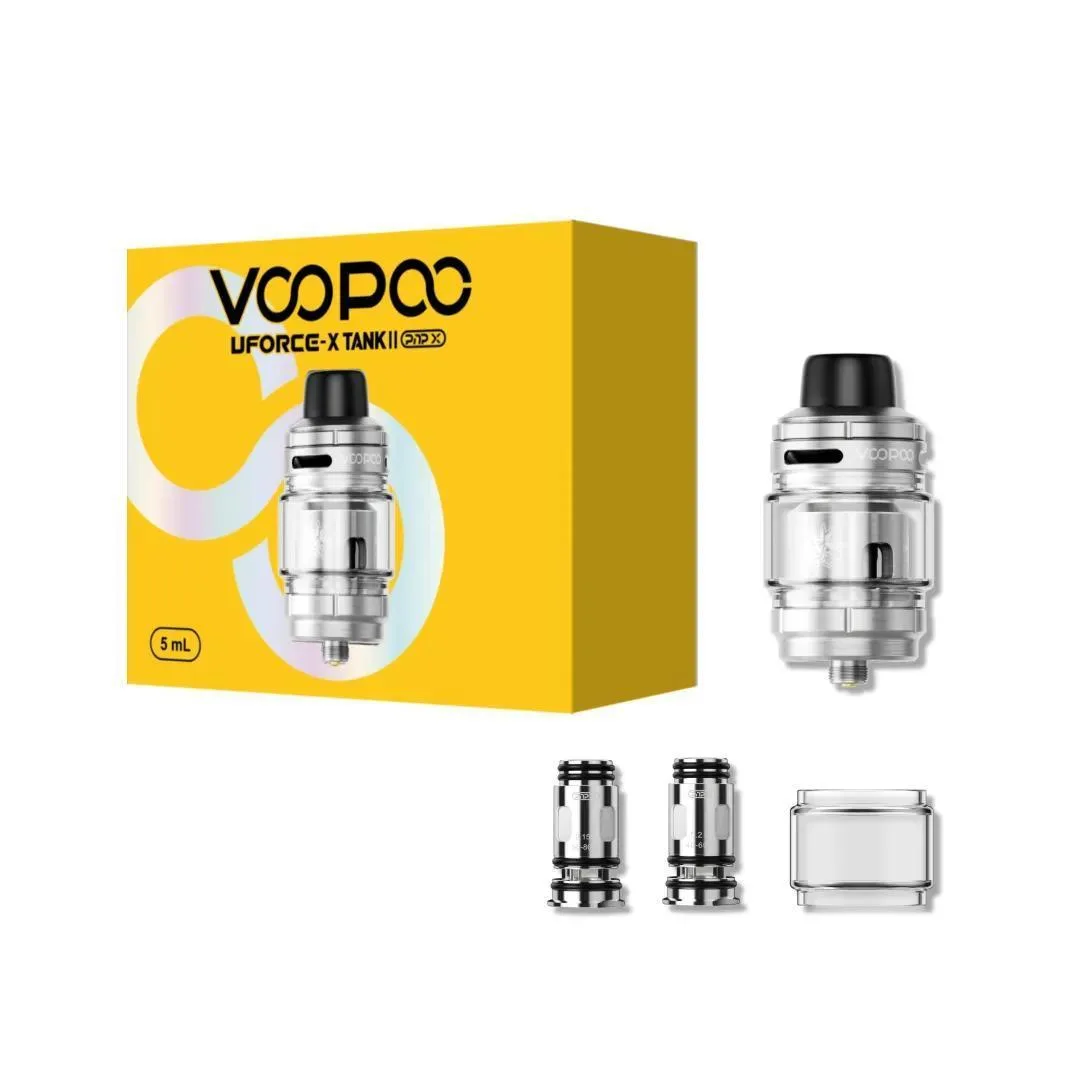 Voopoo UFORCE -X II (2) Tank - Silver - Image 2