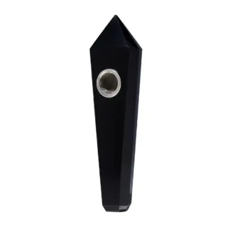 Astral Project Gemstone Pipe - Obsidian