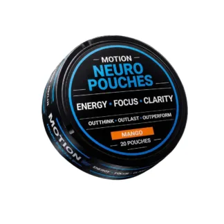 MOTION Neuro Pouches - Mango (40 mg Caffeine, 20 Ct)